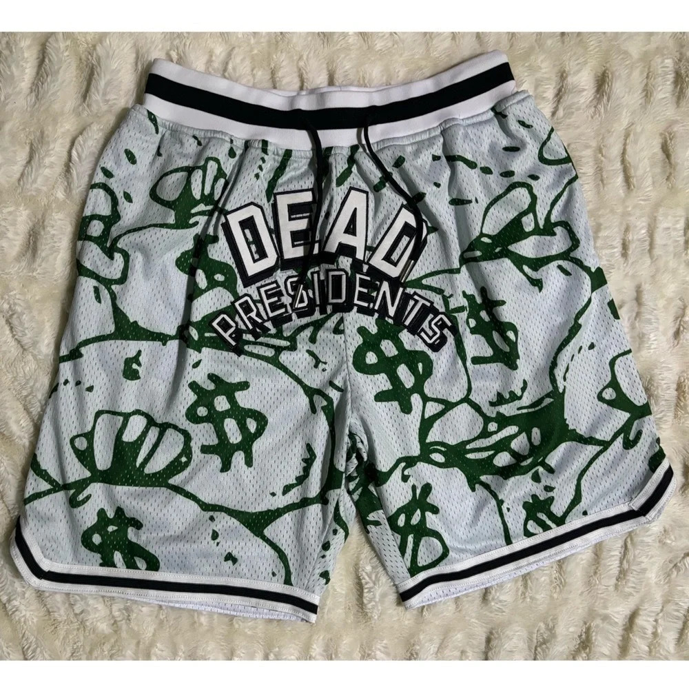 DEAD PRESIDENTS 1995 Men’s Headgear Basketball Athletic Shorts - Picture 2 of 16